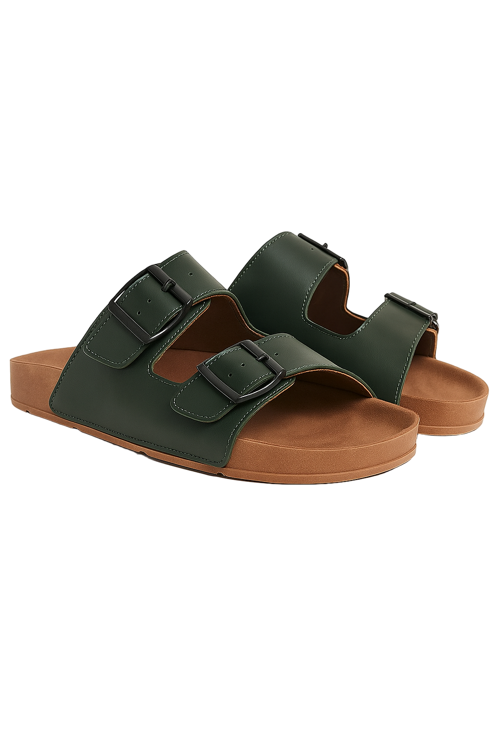 Sandália Em Couro Ecológico