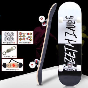 Skateboard 79cm/31" para Iniciantes, Adultos e Crianças - Completo em Maple