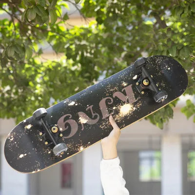 Skateboard 79cm/31" para Iniciantes, Adultos e Crianças - Completo em Maple