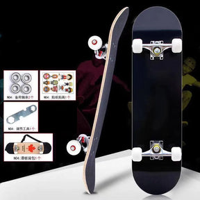 Skateboard 79cm/31" para Iniciantes, Adultos e Crianças - Completo em Maple