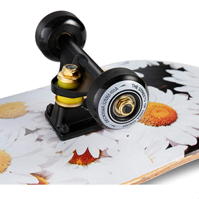 Skateboard 79cm/31" para Iniciantes, Adultos e Crianças - Completo em Maple