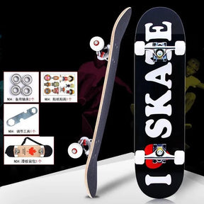 Skateboard 79cm/31" para Iniciantes, Adultos e Crianças - Completo em Maple