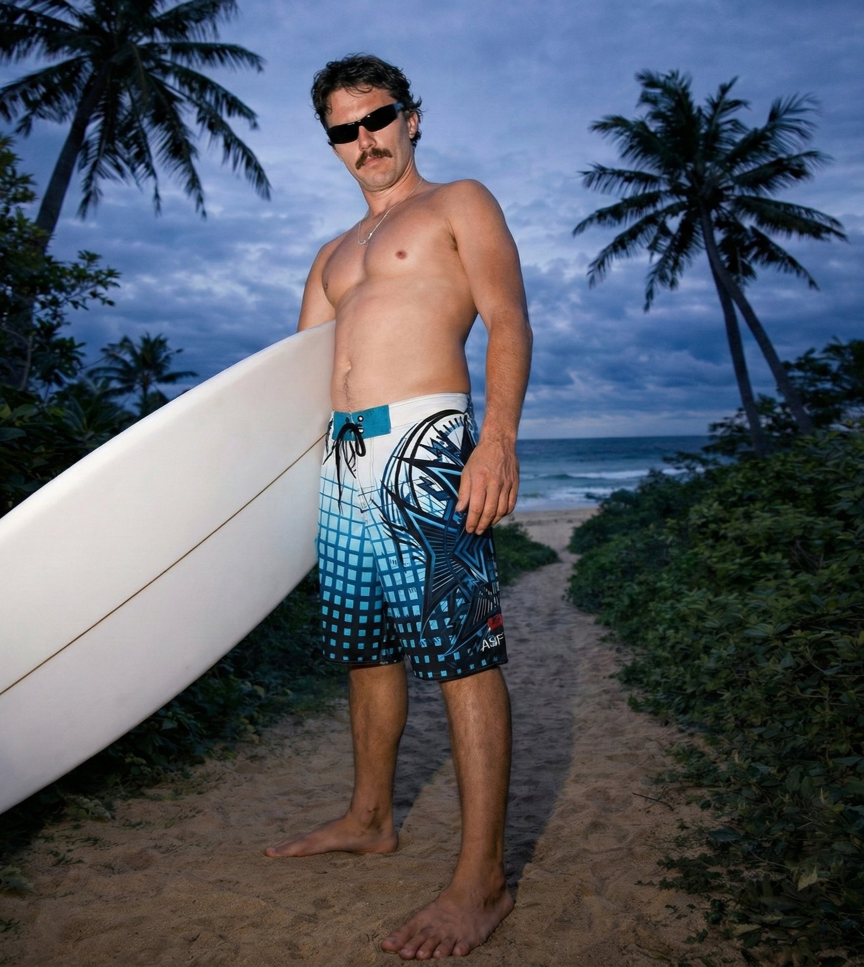 Boardshort Ice Lens Blue