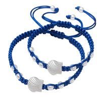 Kit Pulseira e Tornozeleira Princesa das Águas em Macramê