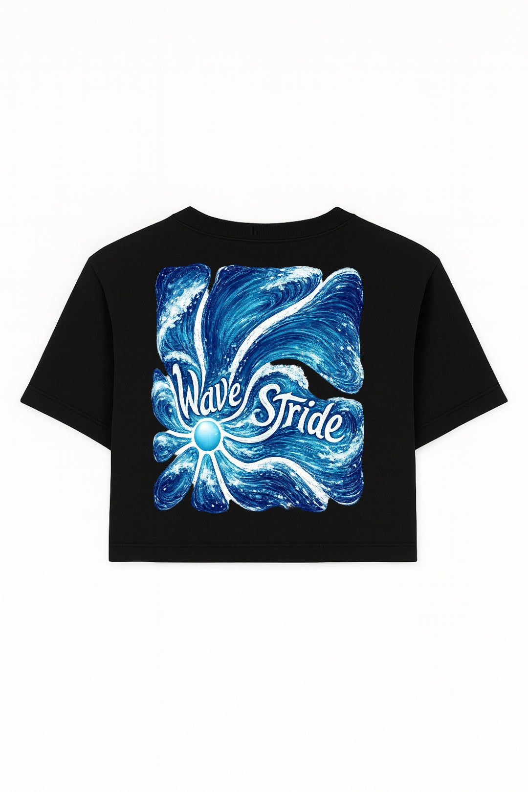 Cropped Essência de Netuno Preto