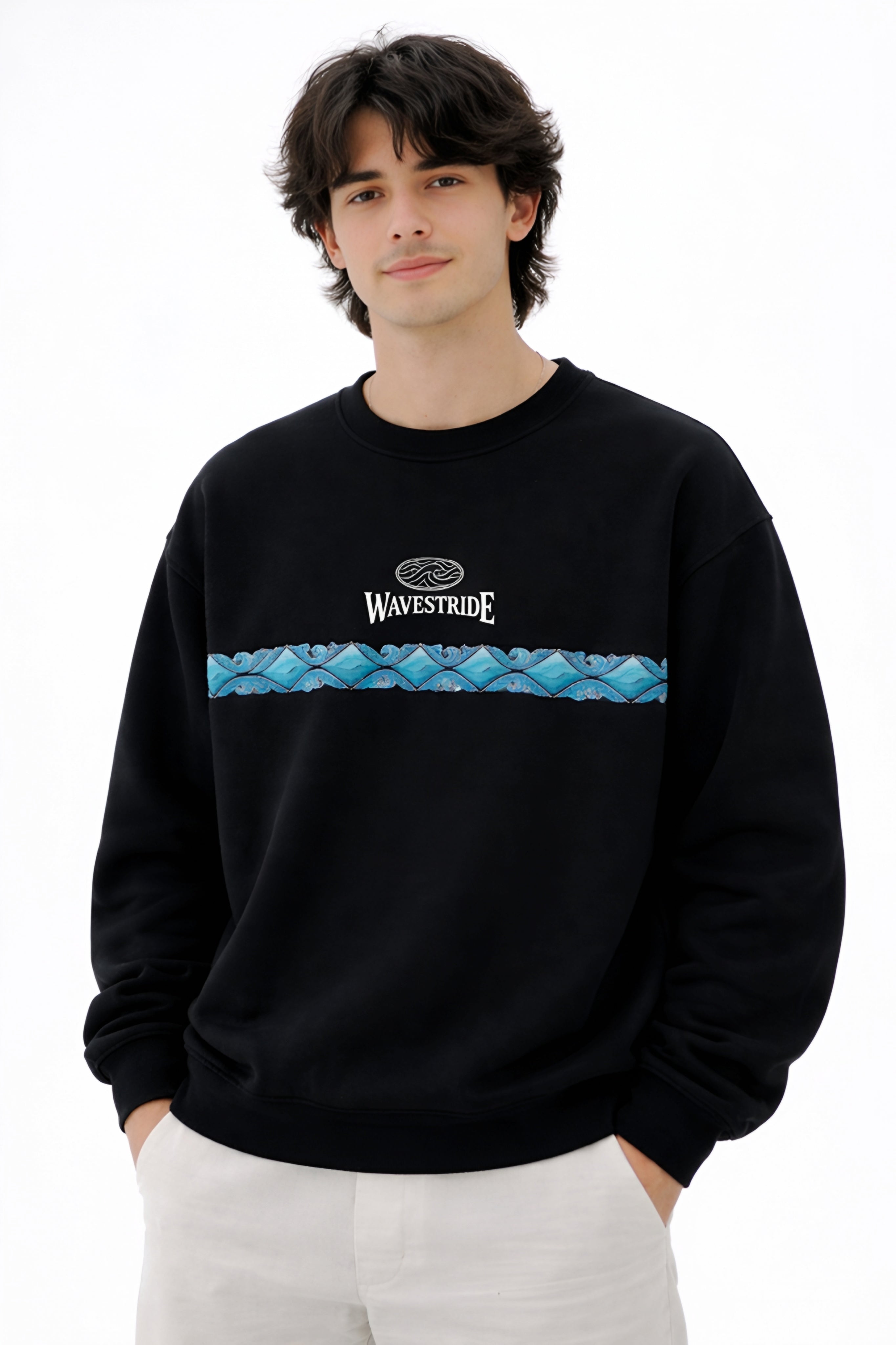 Moletom Blue Diamond Preto