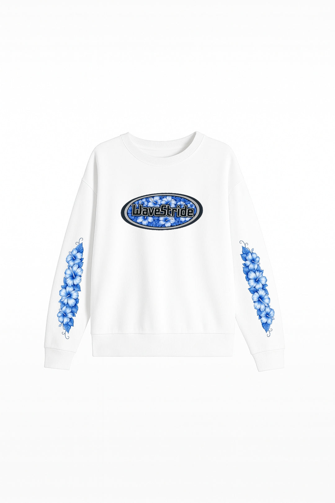 Moletom Blue Hibiscus Branco