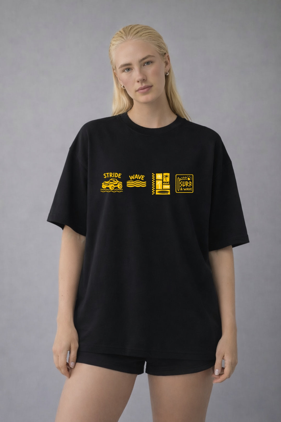 Camiseta Oversized Buggy Trip 2000 Preto
