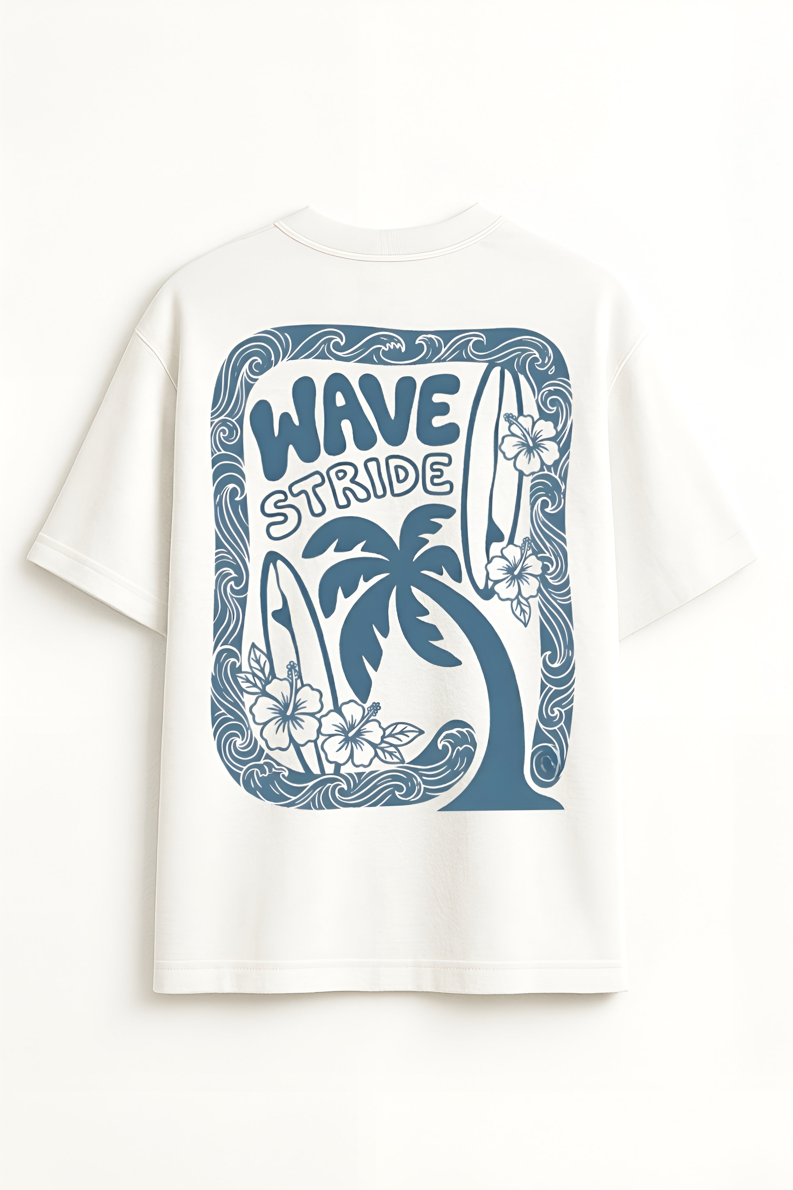 Camiseta Oversized Ginga Salgada Branco