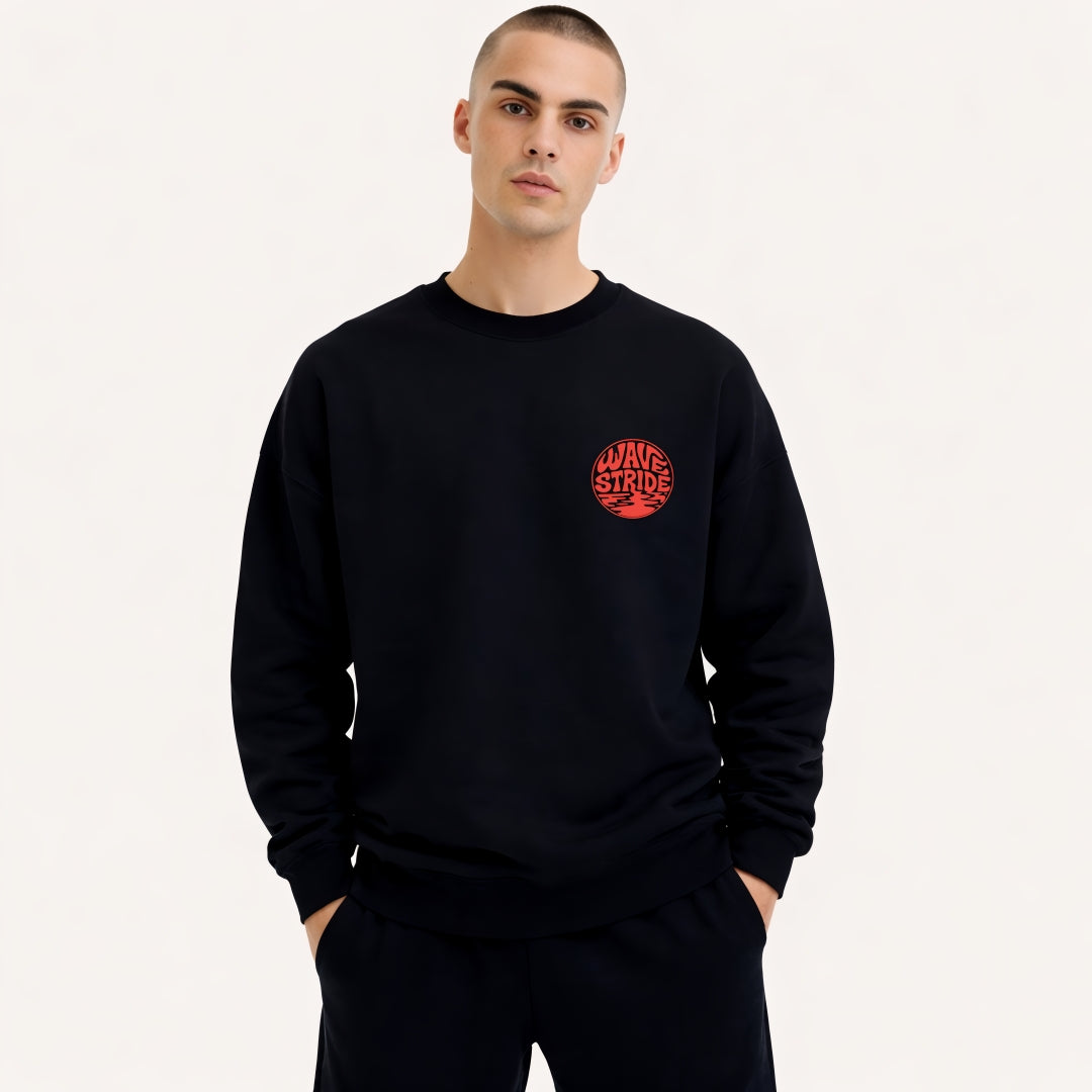 Moletom Psycho Waves Preto