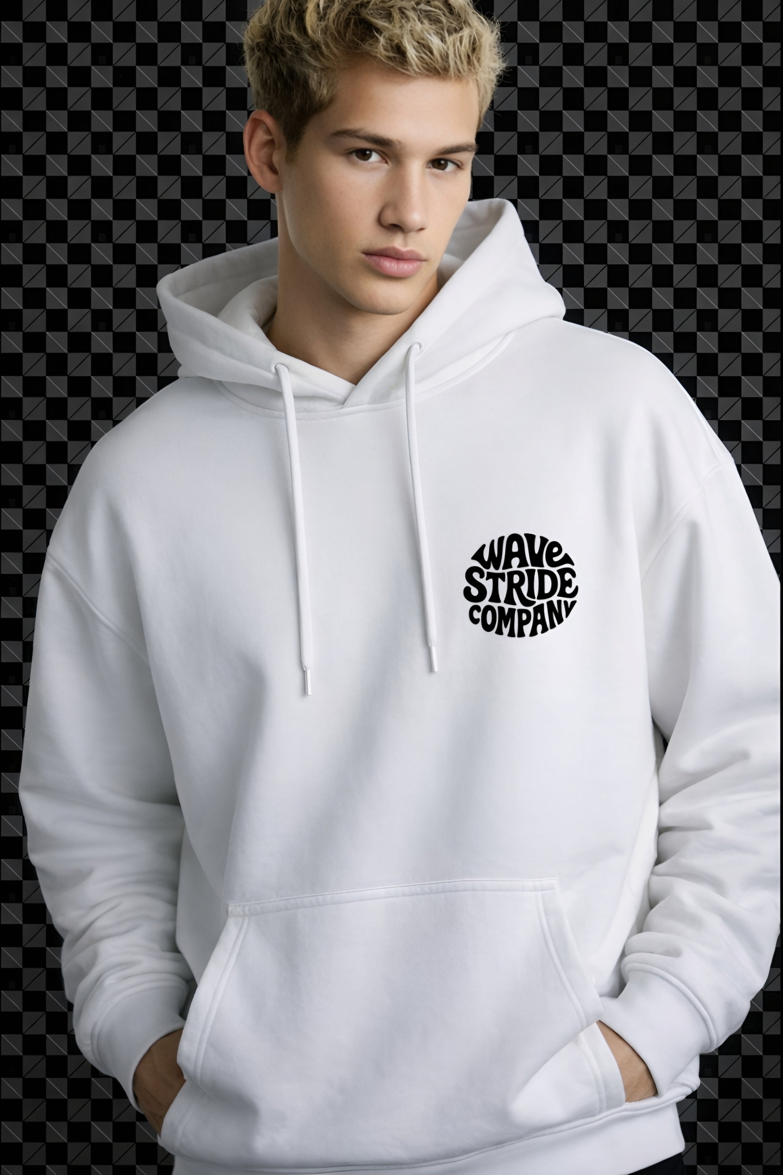 Moletom com Capuz Sol e Sal Branco