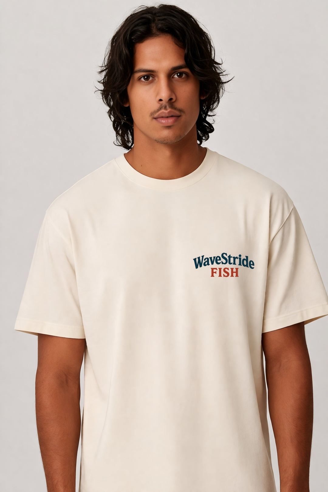 Camiseta Casual Fisgado Off-White