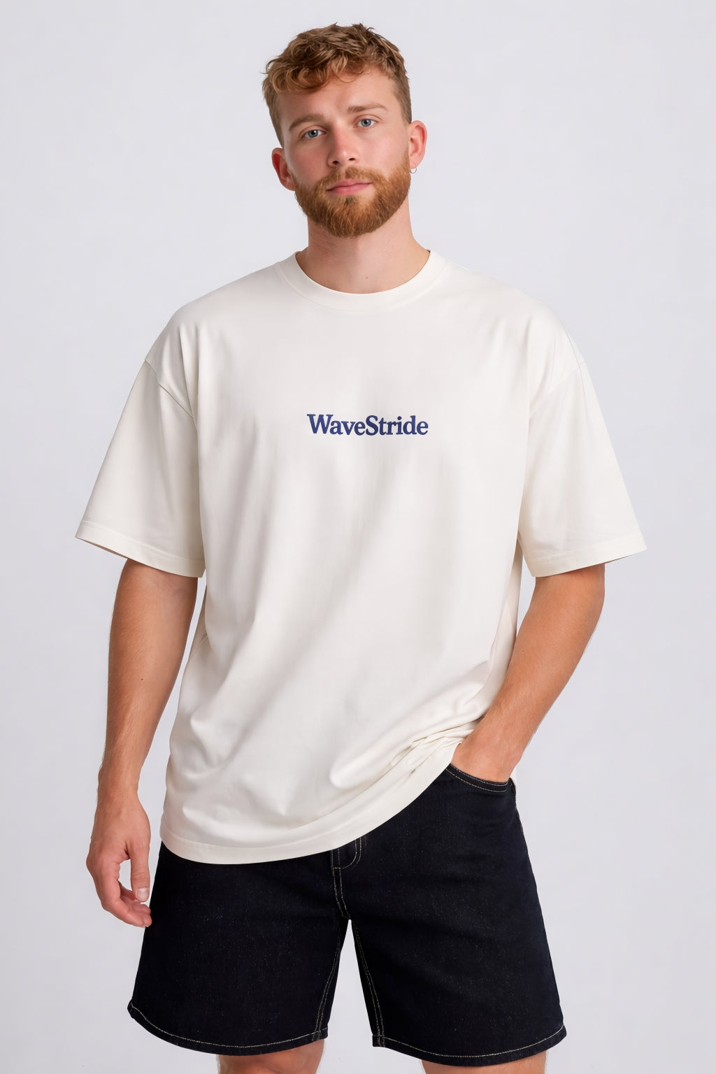 Camiseta Oversized O Captain! My Captain! Off-White