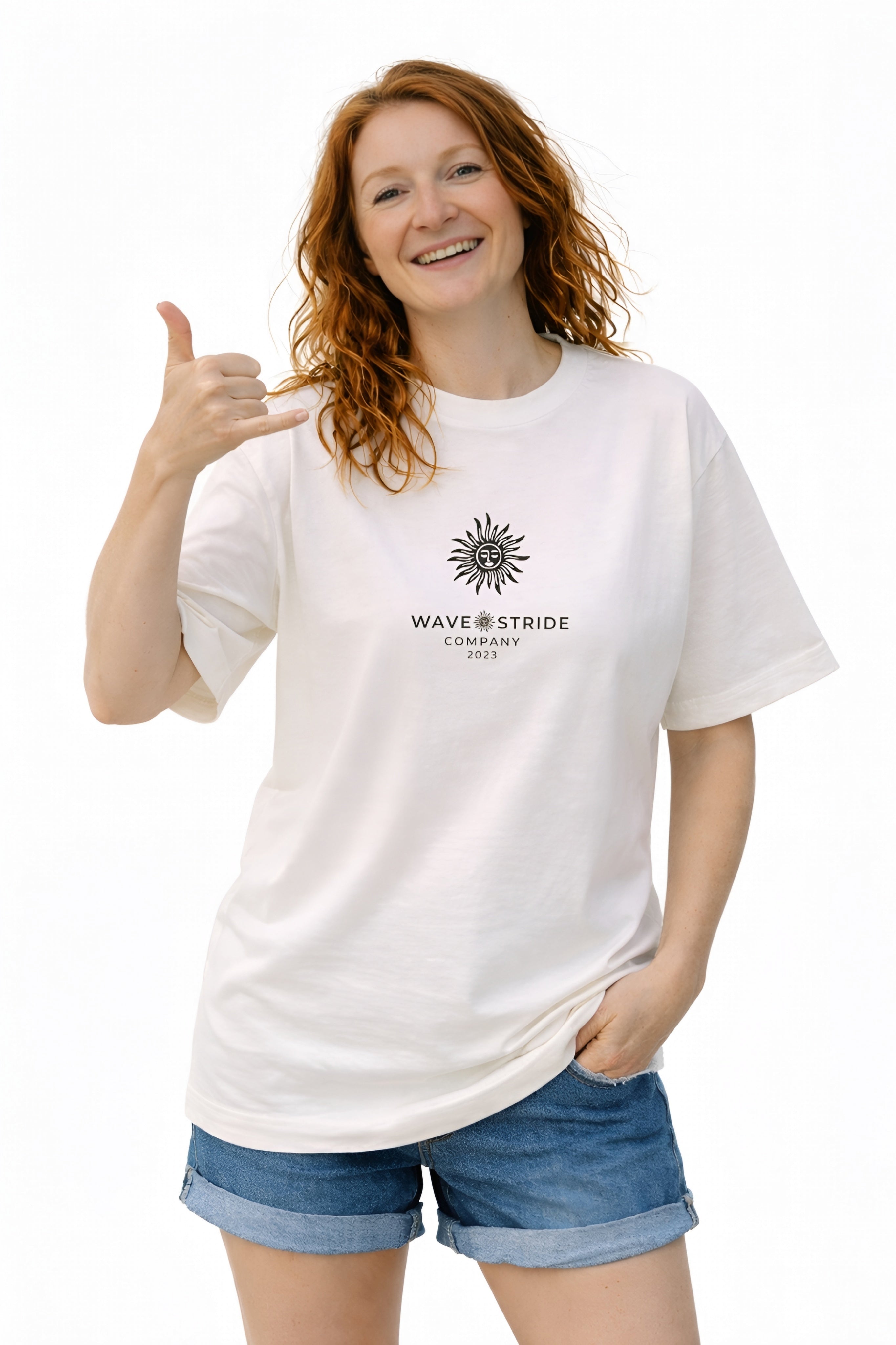 Camiseta Oversized Abraço de Sal Off-White