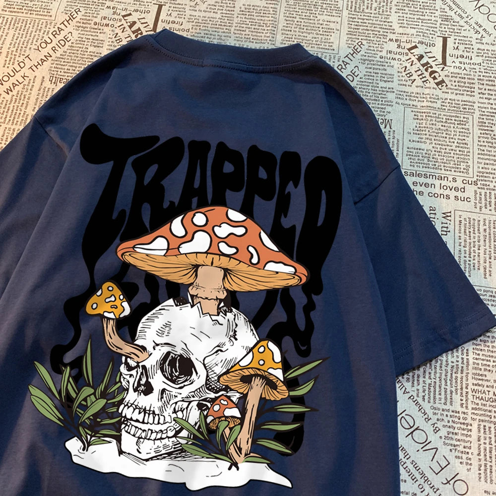 Camiseta Estampada Horror Skull - TEEKOSSC