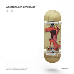 Skateboard de Madeira para Dedos - DIY Skate Park