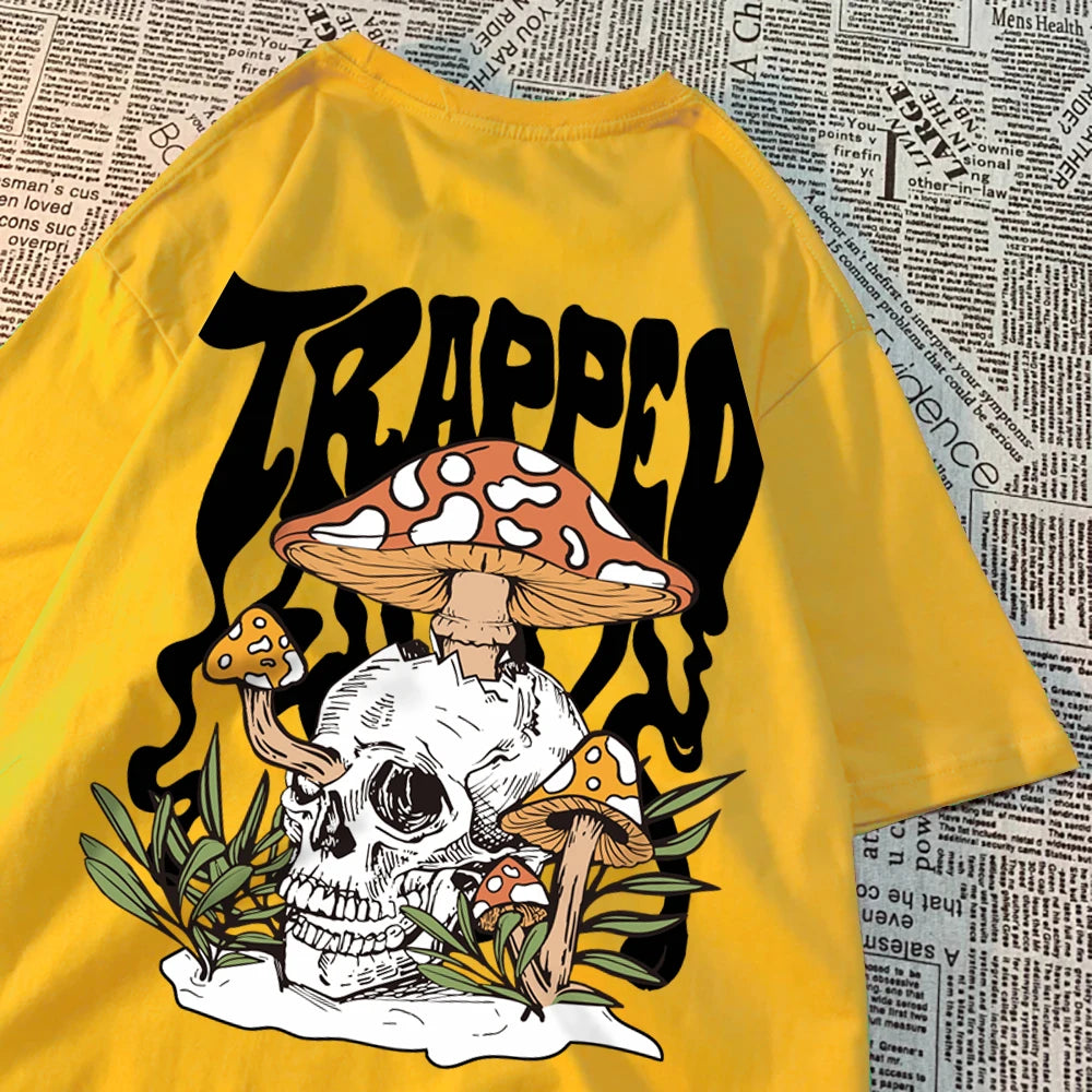 Camiseta Estampada Horror Skull - TEEKOSSC