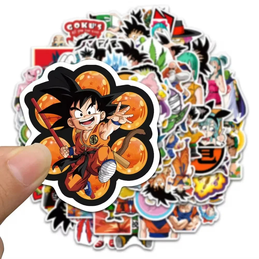 50/100/200Pcs Adesivos de Anime Dragon Ball - BANDAI