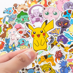 10/30/50pcs Adesivos Japoneses de Pokémon - TAKARA TOMY