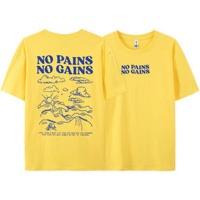 Camiseta "No Pains No Gains" TEEKOSSC