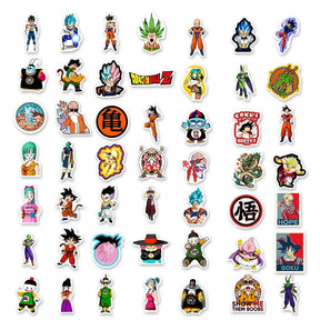 50/100/200Pcs Adesivos de Anime Dragon Ball - BANDAI