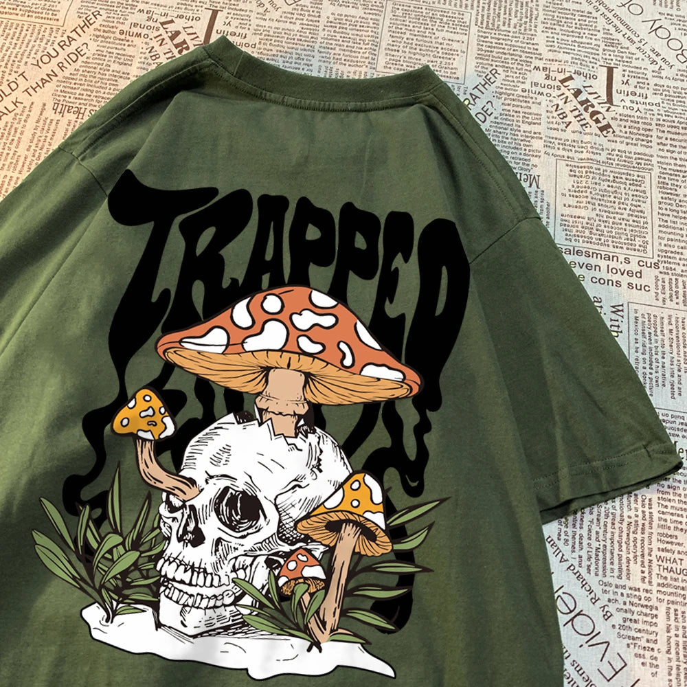 Camiseta Estampada Horror Skull - TEEKOSSC