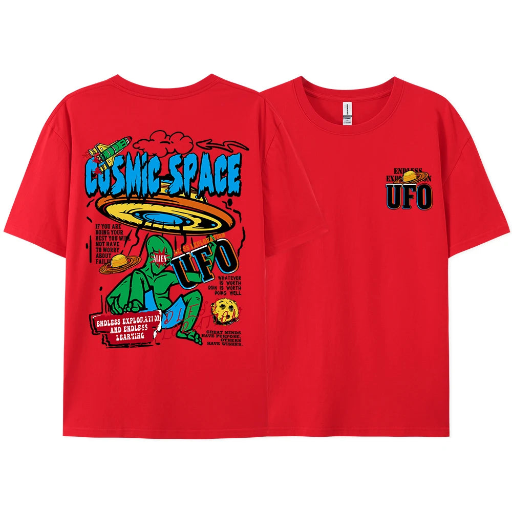 Camiseta UFOs e Aliens TEEKOSSC