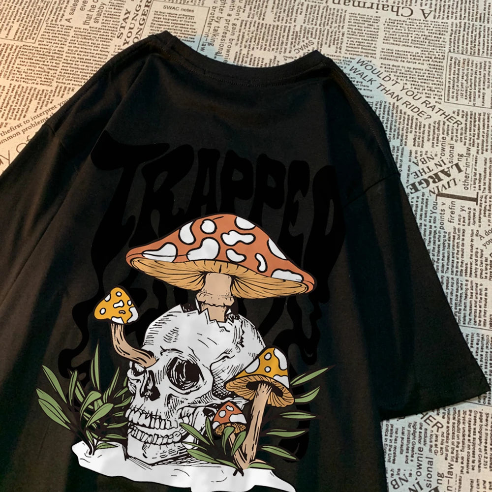 Camiseta Estampada Horror Skull - TEEKOSSC