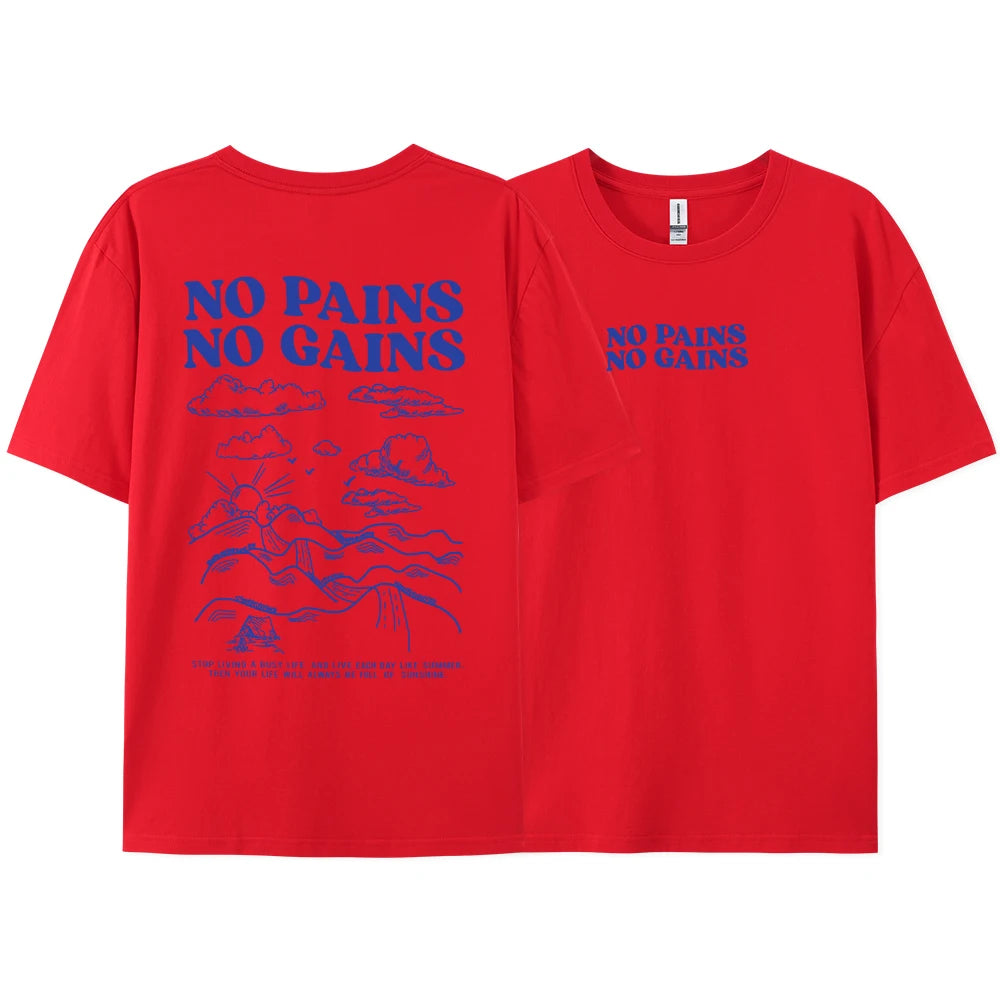 Camiseta "No Pains No Gains" TEEKOSSC