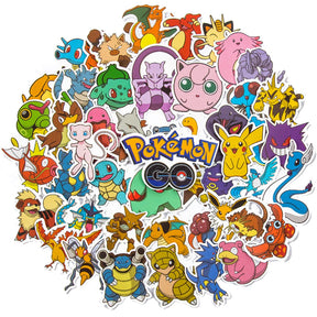 10/30/50pcs Adesivos Japoneses de Pokémon - TAKARA TOMY