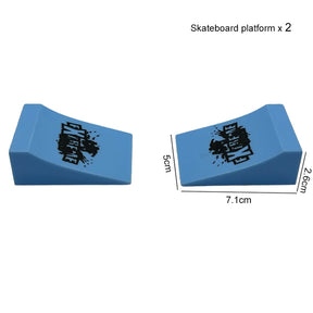 Skateboard Profissional para Dedos - Conjunto de Rampas para DIY - Partes do Skate Park - JIMITU