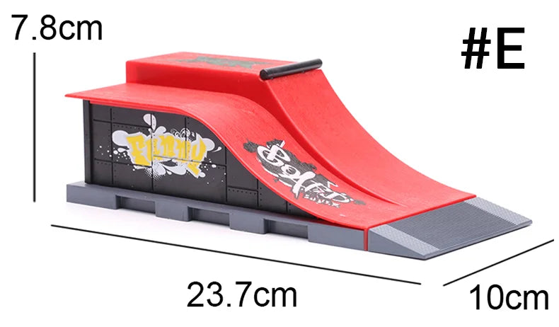 Skateboard Profissional para Dedos - Conjunto de Rampas para DIY - Partes do Skate Park - JIMITU