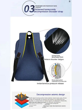 Mochila JILL MILL - Modelo Oxford Estudantil