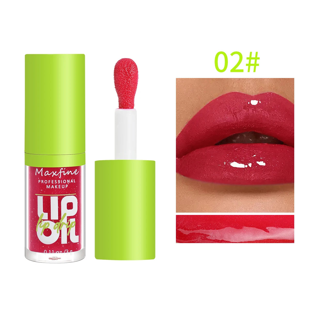 Gloss labial hidratante de 6 tons - MAXFINE