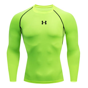 Camiseta de Compressão Masculina para Corrida - HANRAN