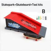 Skateboard Profissional para Dedos - Conjunto de Rampas para DIY - Partes do Skate Park - JIMITU