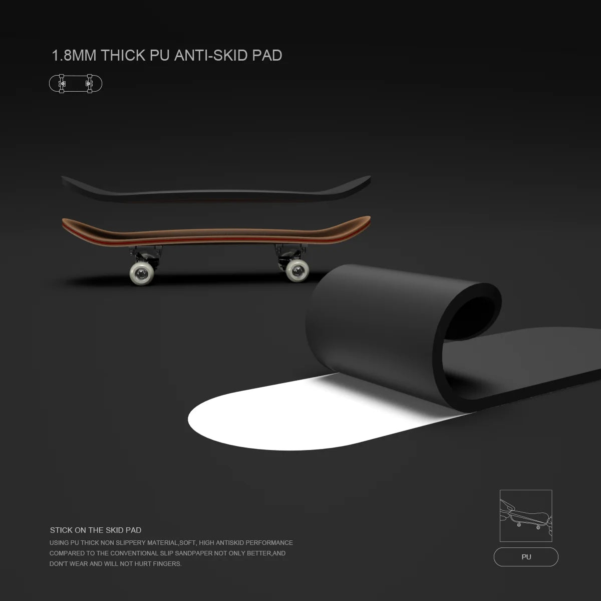 Skateboard de Madeira para Dedos - DIY Skate Park