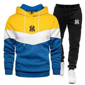 Conjunto Moletom com Zíper e Calça Casual de Academia