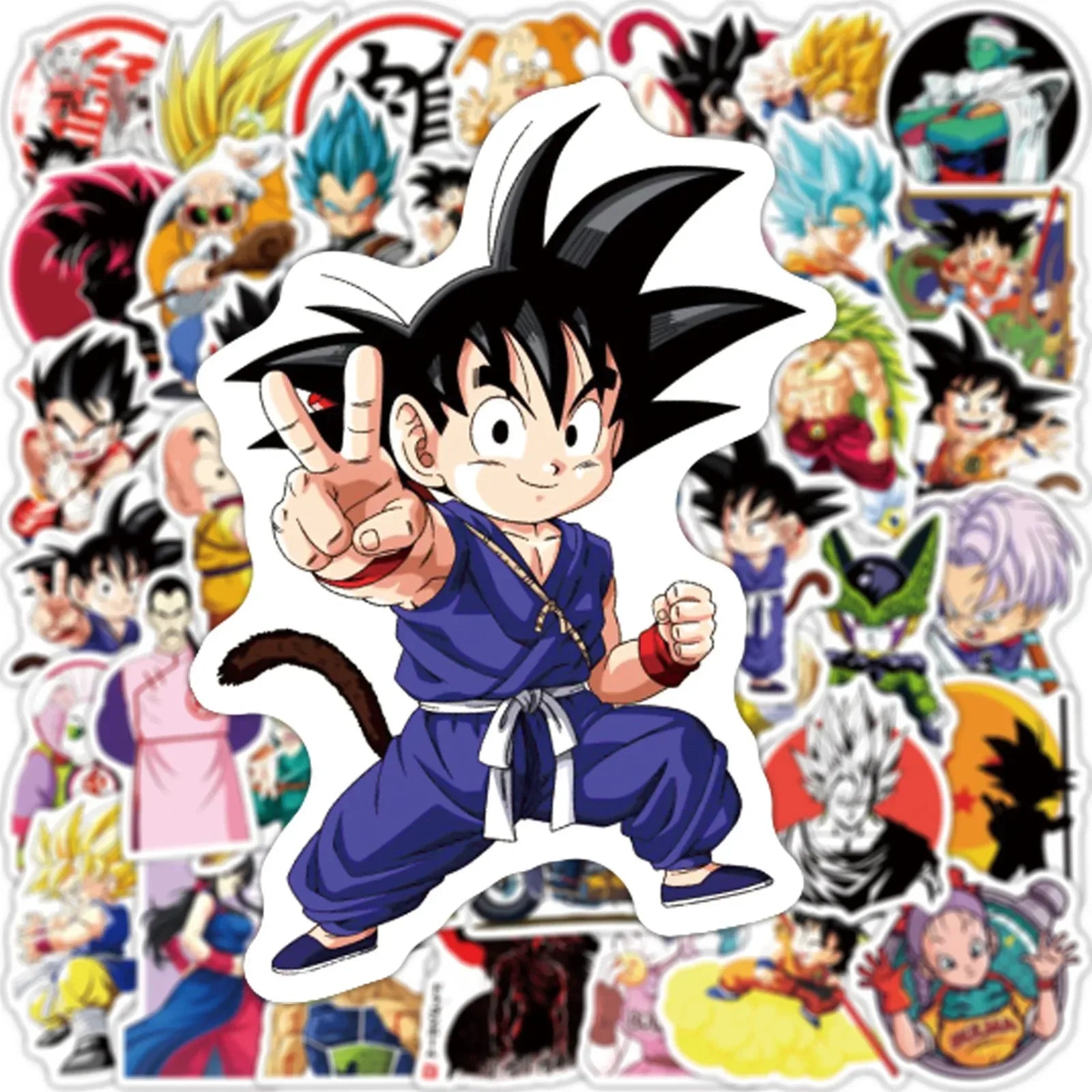 50/100/200Pcs Adesivos de Anime Dragon Ball - BANDAI