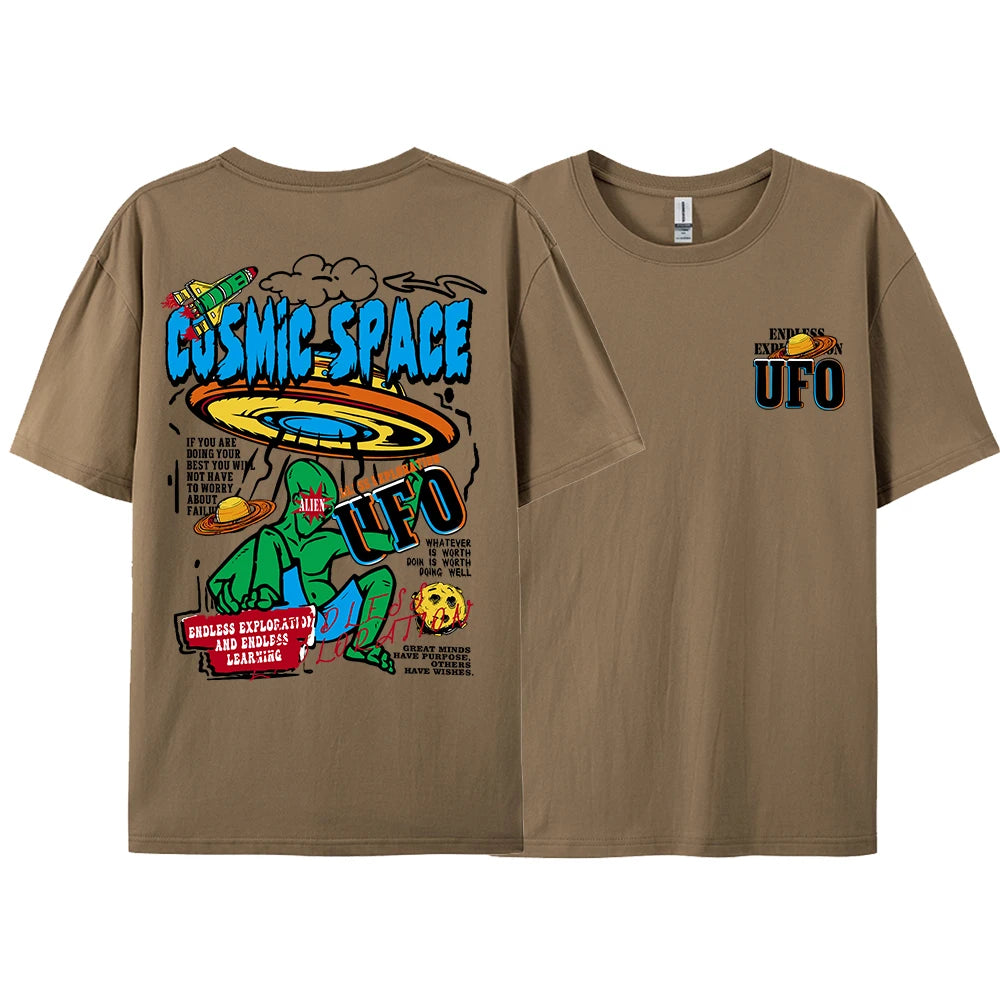 Camiseta UFOs e Aliens TEEKOSSC