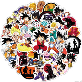 50/100/200Pcs Adesivos de Anime Dragon Ball - BANDAI