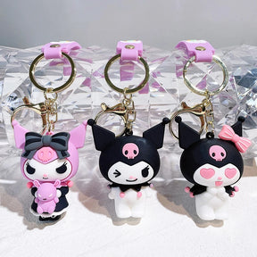 Chaveiro de Figuras Anime Sanrio - Hello Kitty, Kuromi, My Melody, Cinnamoroll