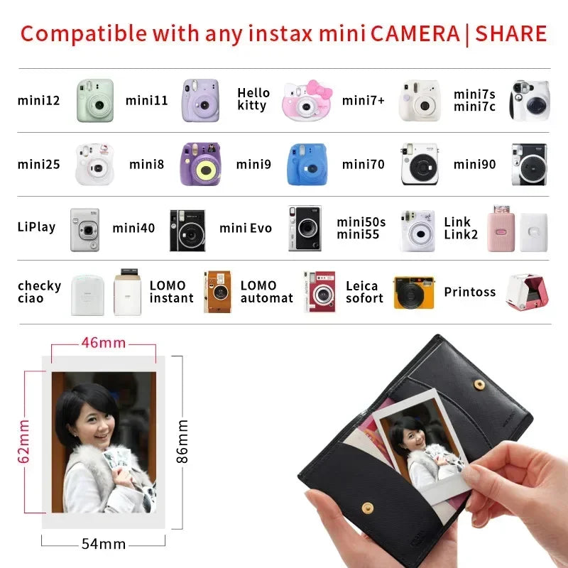 Papel para Filme Fujifilm Instax Mini 10-100 Folhas para Câmeras de Filme Instantâneo