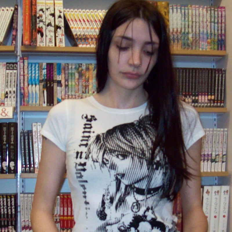 Camiseta Estilo O-neck - Death Note