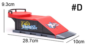 Skateboard Profissional para Dedos - Conjunto de Rampas para DIY - Partes do Skate Park - JIMITU