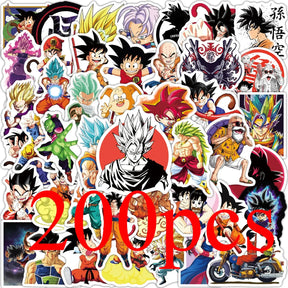 50/100/200Pcs Adesivos de Anime Dragon Ball - BANDAI