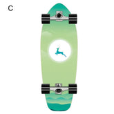 Skate Cruiser com Deck Completo de 7 Camadas de Maple para Iniciantes