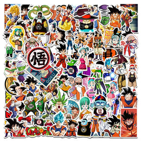 50/100/200Pcs Adesivos de Anime Dragon Ball - BANDAI