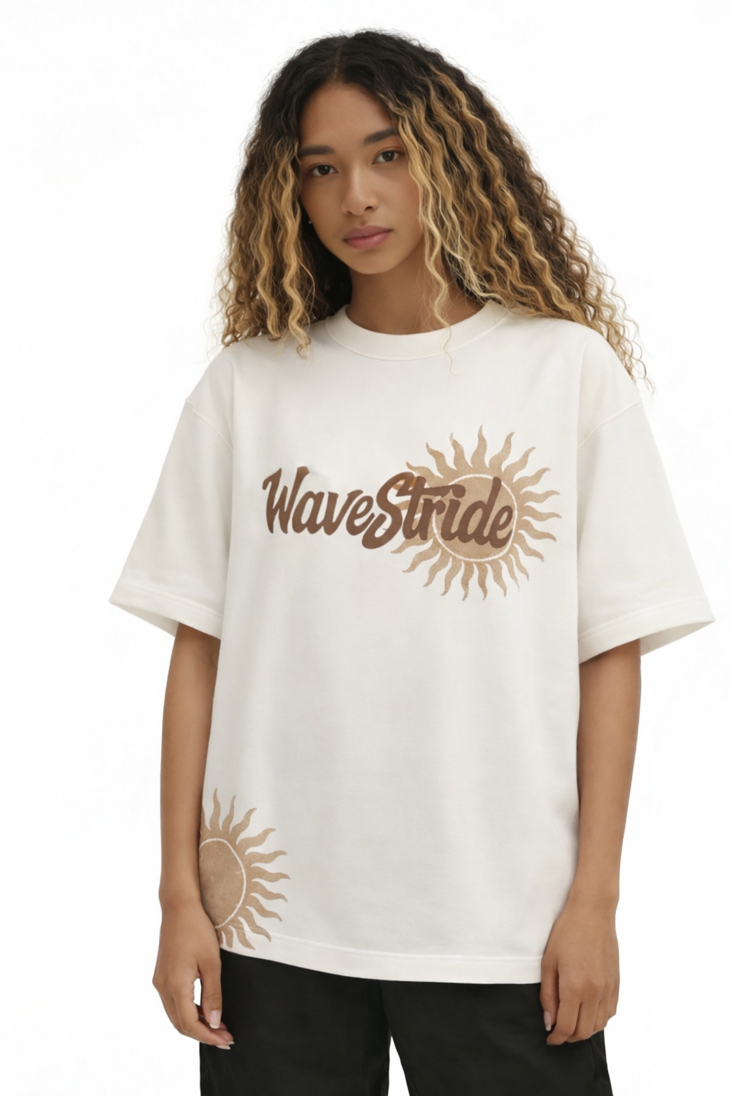 Camiseta Oversized Herança 70's Off-White