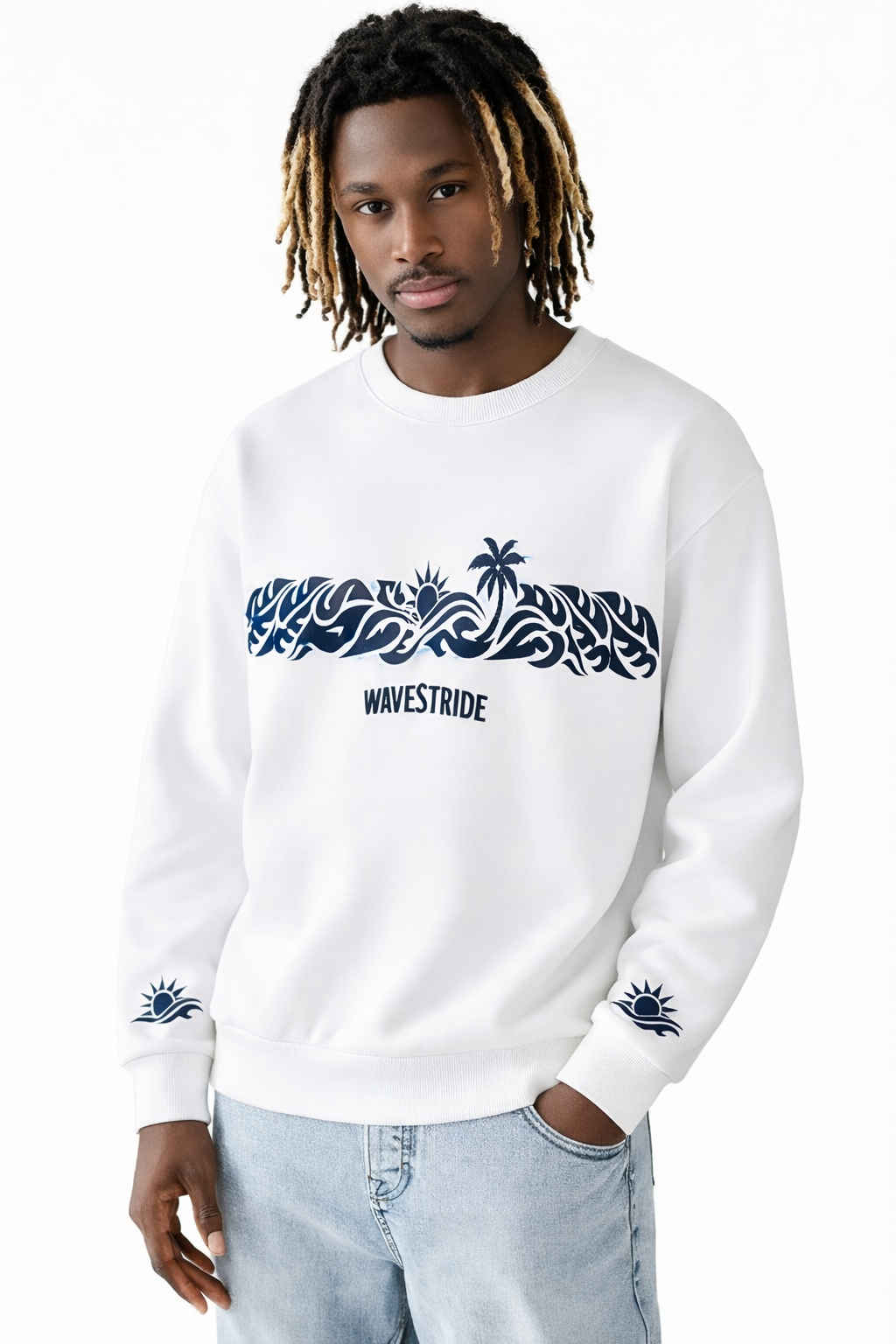 Moletom Tribal Horizon Branco